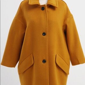 Brown woolen coat